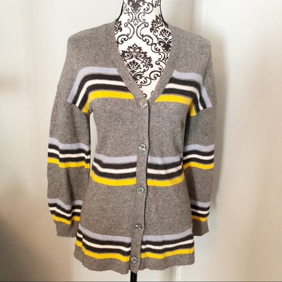 Democracy Multicolor Collegiate Oversized Sweater - Picture 1 of 6